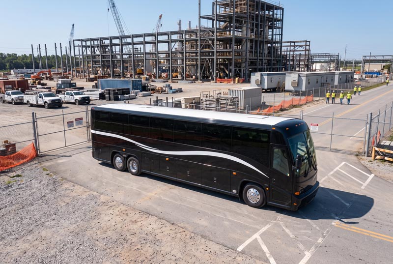 Construction Site Shuttle Bus Rentals in Orem, UT